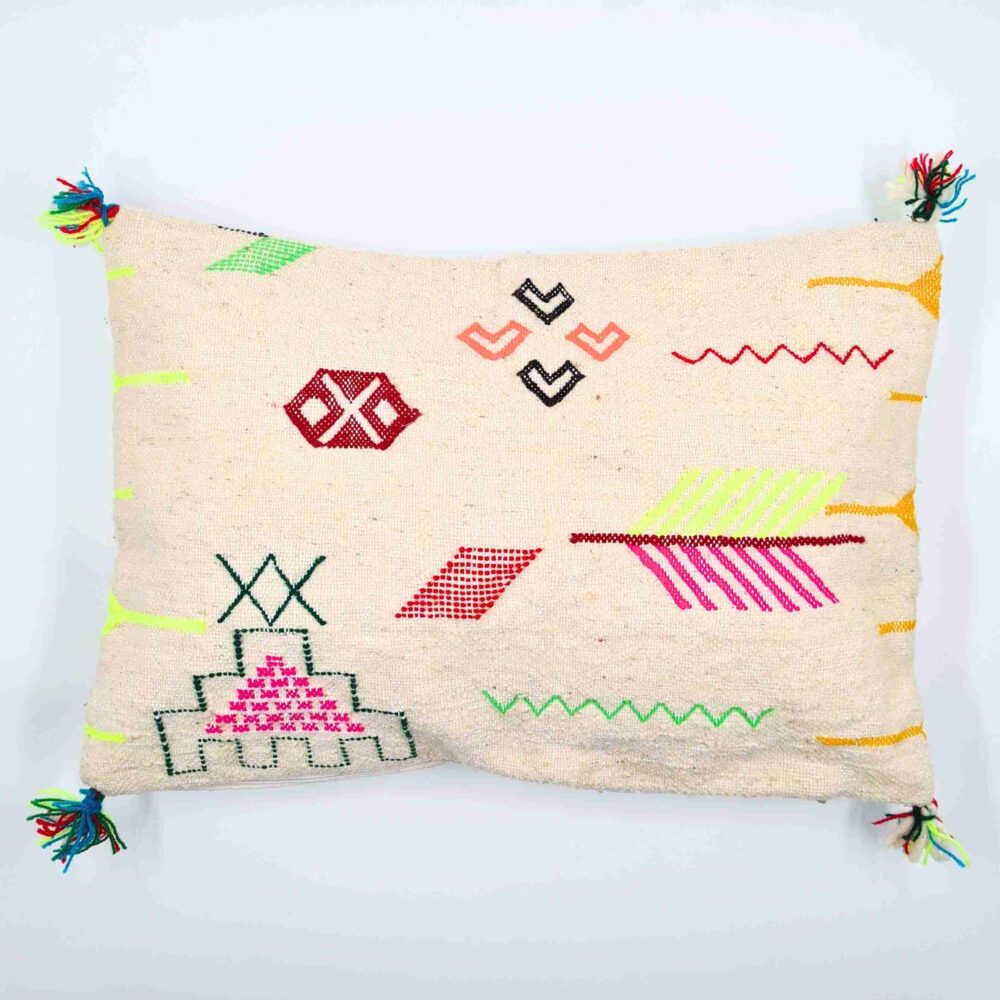 handmade woolen pillow